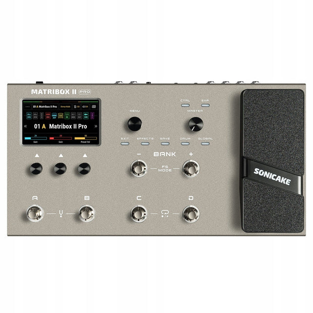 SONICAKE Matribox II Pro QME-200 multiefekt gitarowy/basowy, IR/ looper