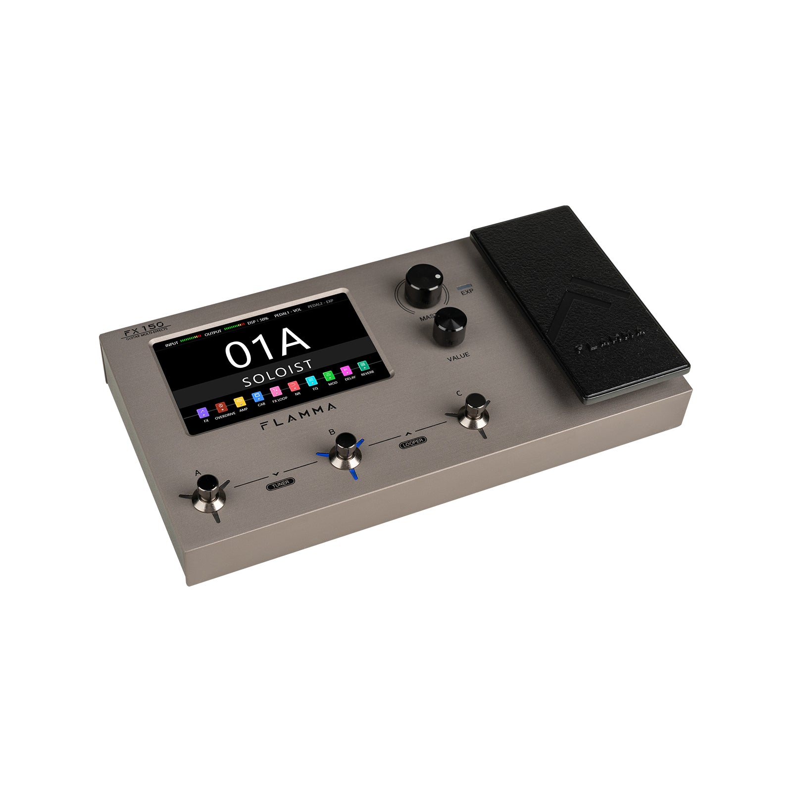 FLAMMA FX150 Gray - multiefekt gitarowy