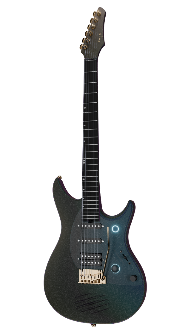 ENYA Inspire Pro AL – Black  gitara elektryczna karbon smart z efektami