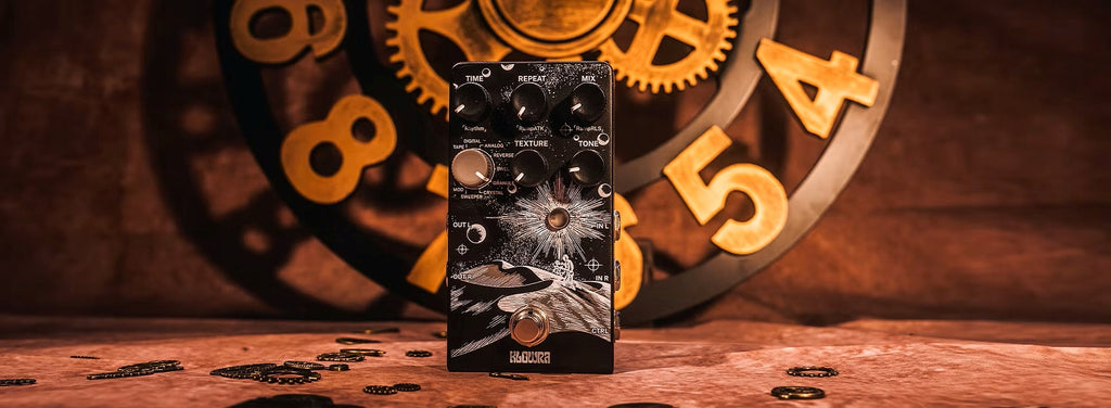 Klowra Everlast Delay stereofoniczny efekt delay z 9 typami opóźnienia