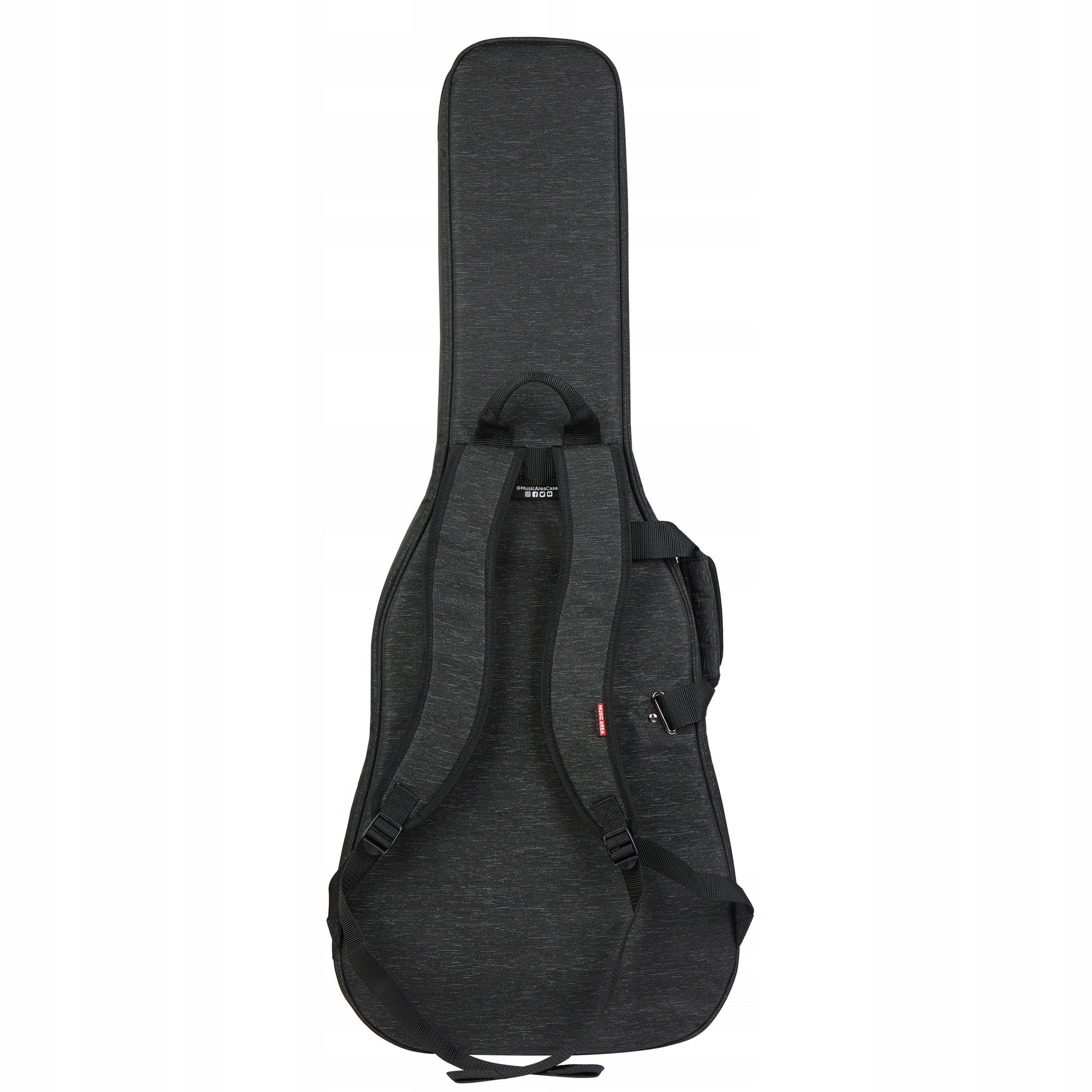 Music Area RB20-EG-BLK lekki pokrowiec na gitarę elektryczną z 20 mm
