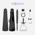 ENYA NEXG2 Delux Black - smart gitara travel z looperem, ekranem dotykowym i systemem ES3