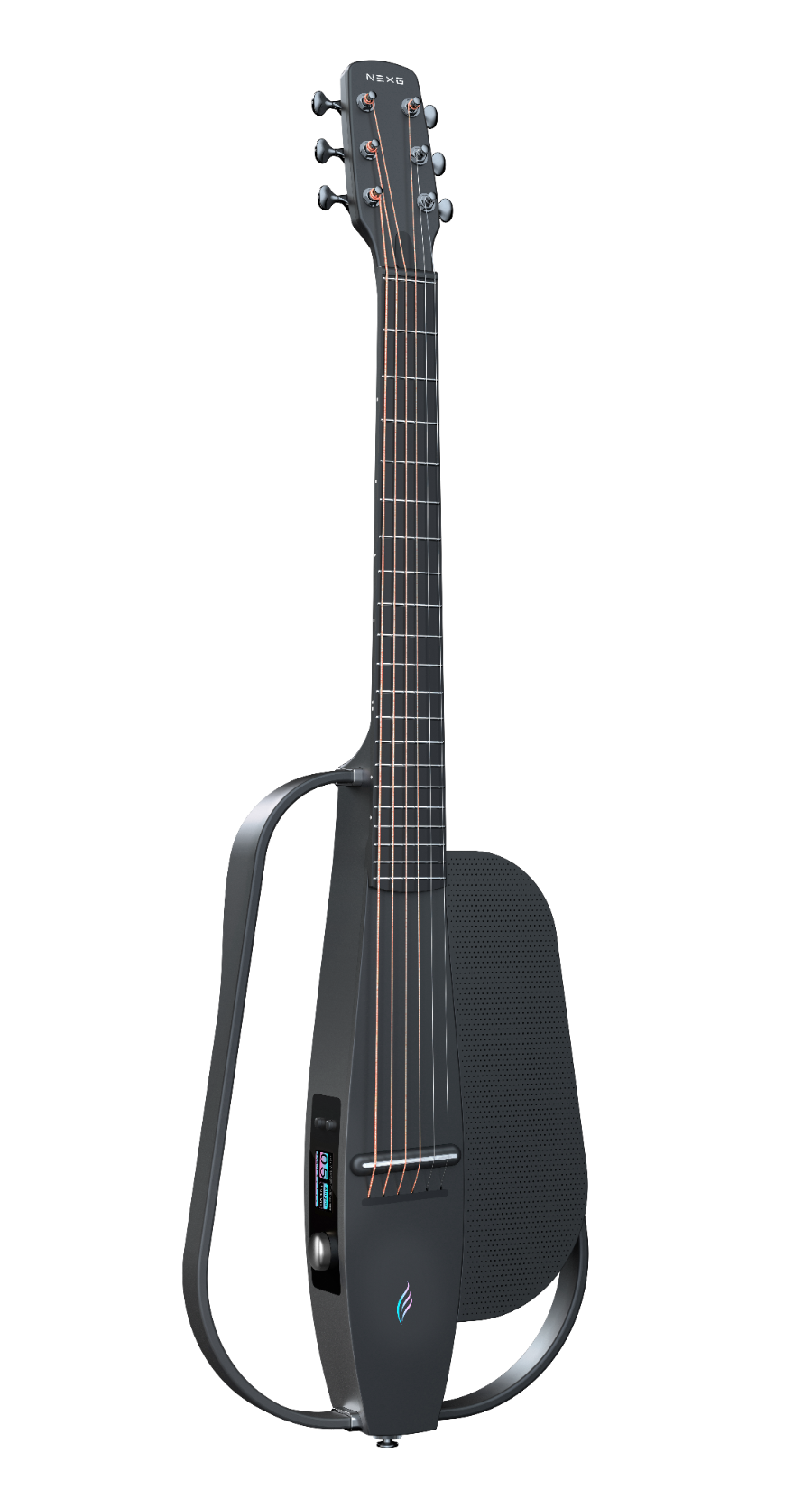 ENYA NEXG2 Delux Black - smart gitara travel z looperem, ekranem dotykowym i systemem ES3
