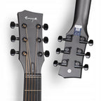 ENYA NOVA GO Black gitara akustyczna włókno węglowe podróżna zestaw