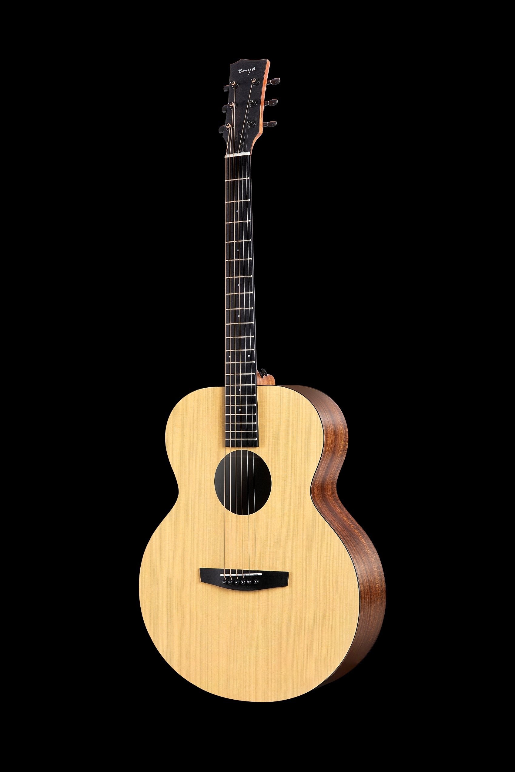 ENYA EA-X0/SP1.EQ Natural gitara elektroakustyczna HPL z efektam Zestaw