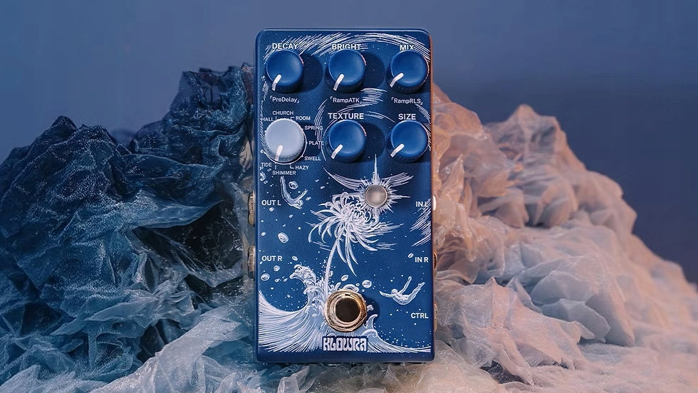 Klowra Limbo Stereofoniczny efekt gitarowy Reverb z 9 algorytmami