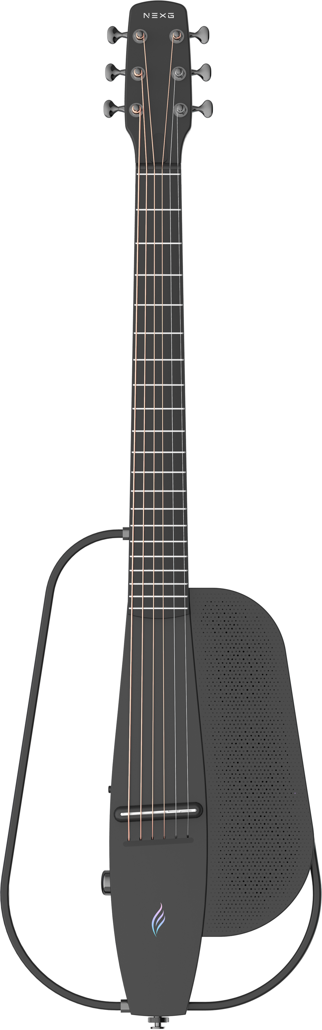 ENYA NEXG2 Delux Black - smart gitara travel z looperem, ekranem dotykowym i systemem ES3