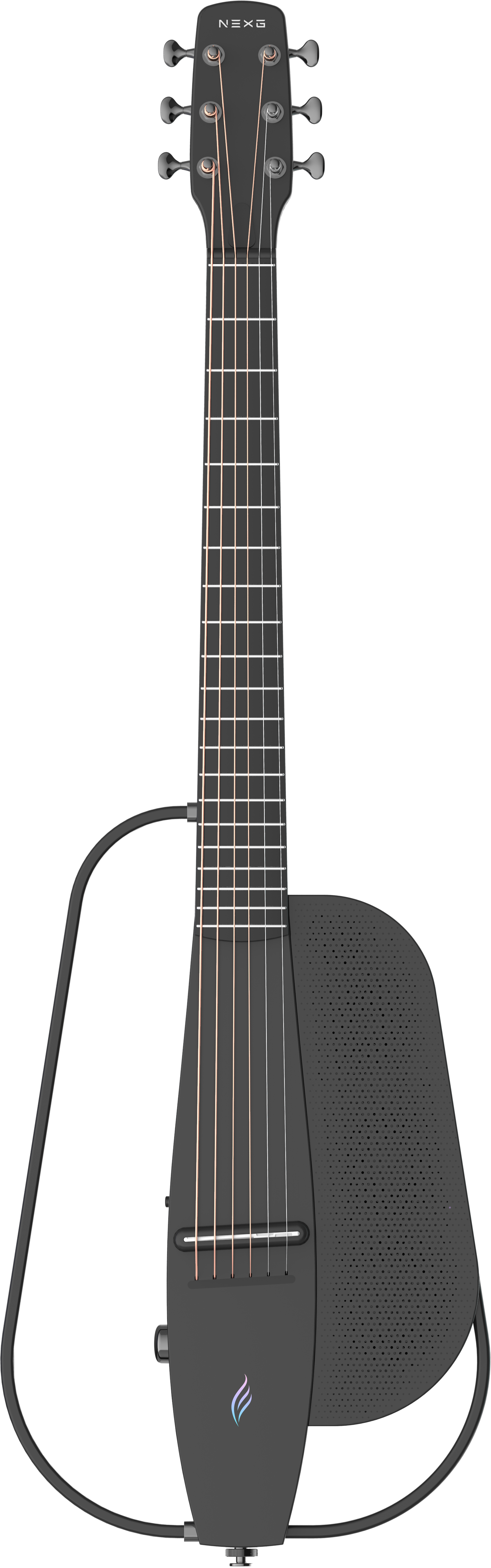 ENYA NEXG2 Delux Black - smart gitara travel z looperem, ekranem dotykowym i systemem ES3