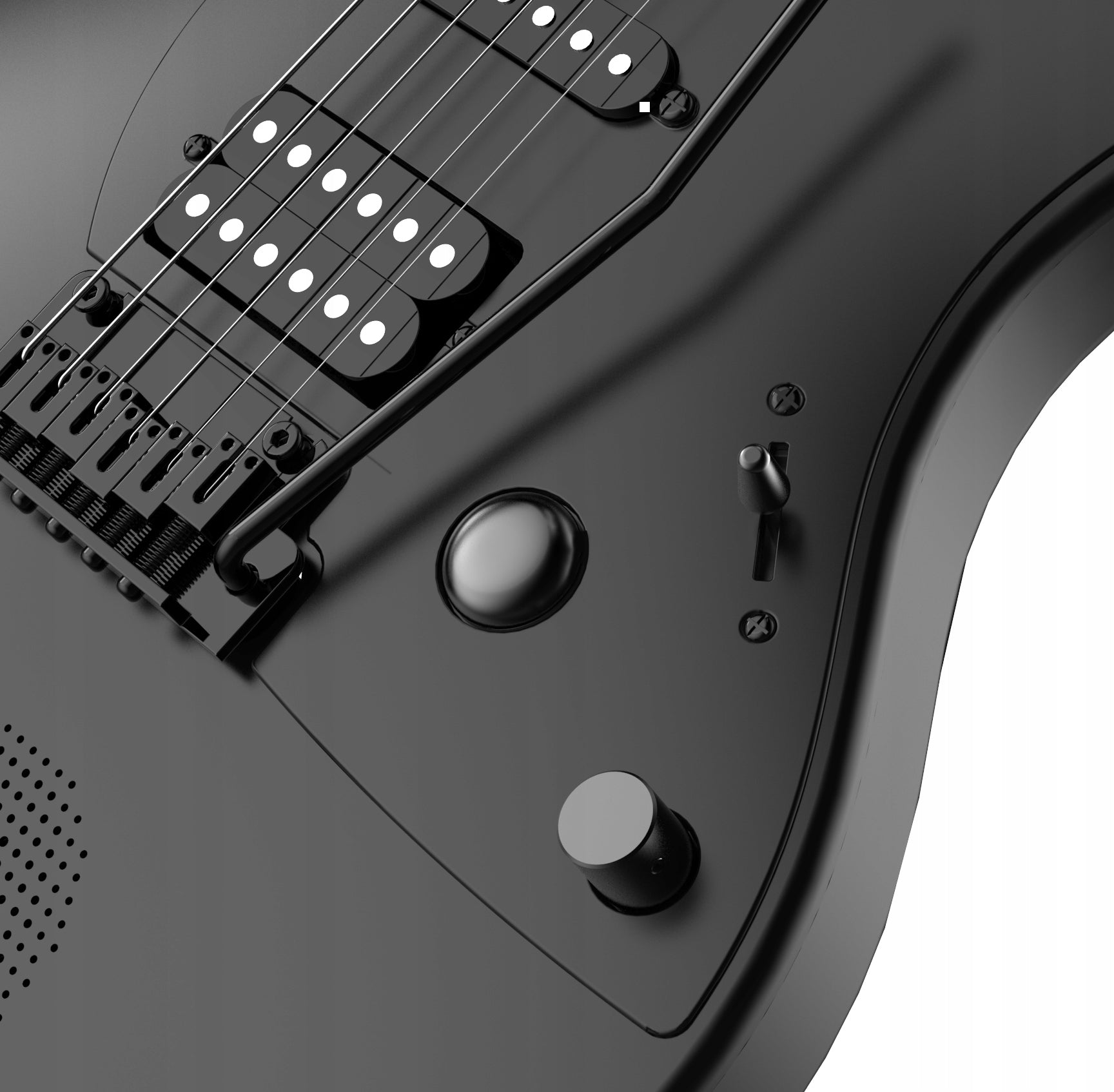 ENYA Inspire Black gitara elektryczna karbon smart z efektami