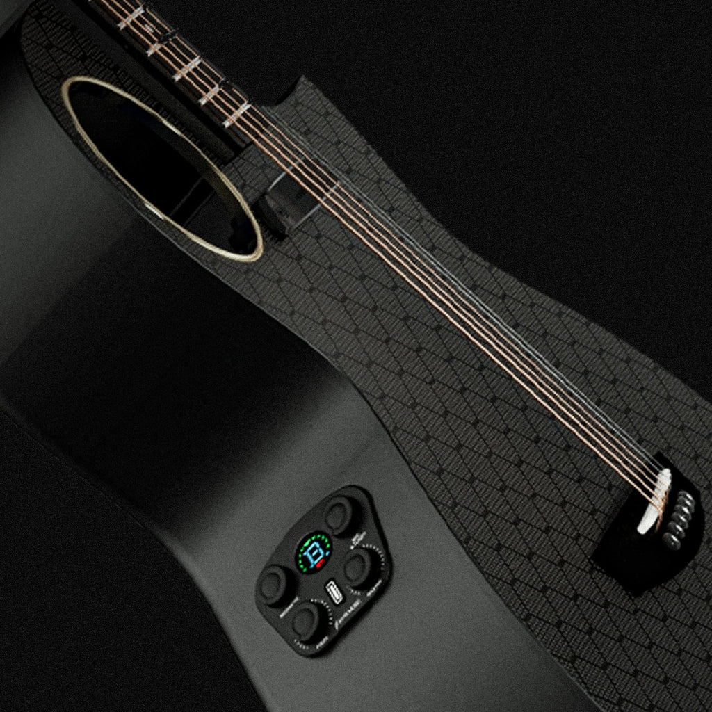 Enya X4 Pro Black Hole Luca Stricagnoli Signature gitara elektroakustyczna carbon fiber 41”