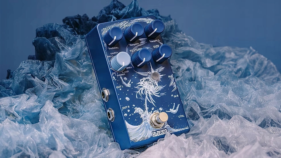 Klowra Limbo Stereofoniczny efekt gitarowy Reverb z 9 algorytmami