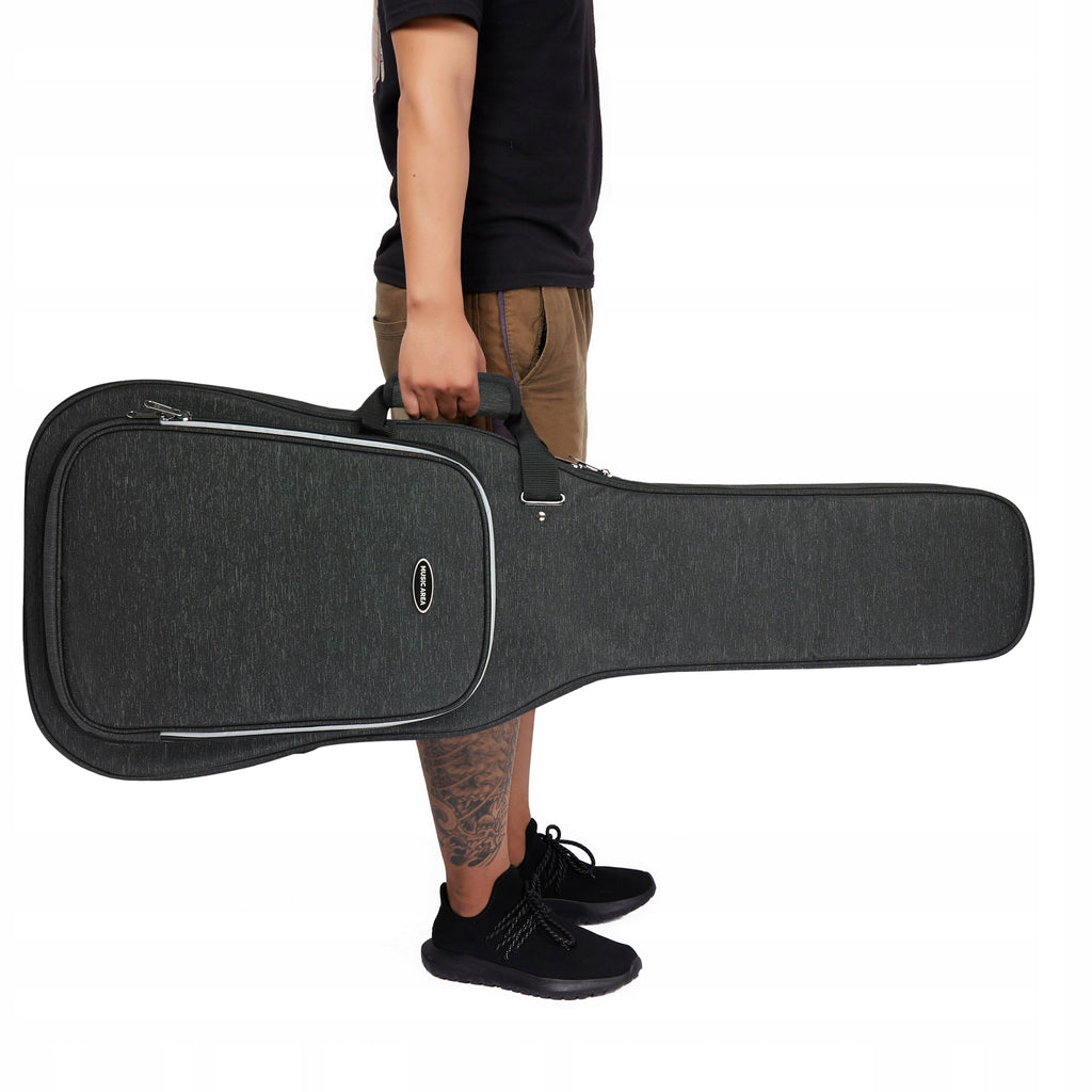 Music Area RB20-EB-BLK lekki pokrowiec na gitarę basową z 20 mm