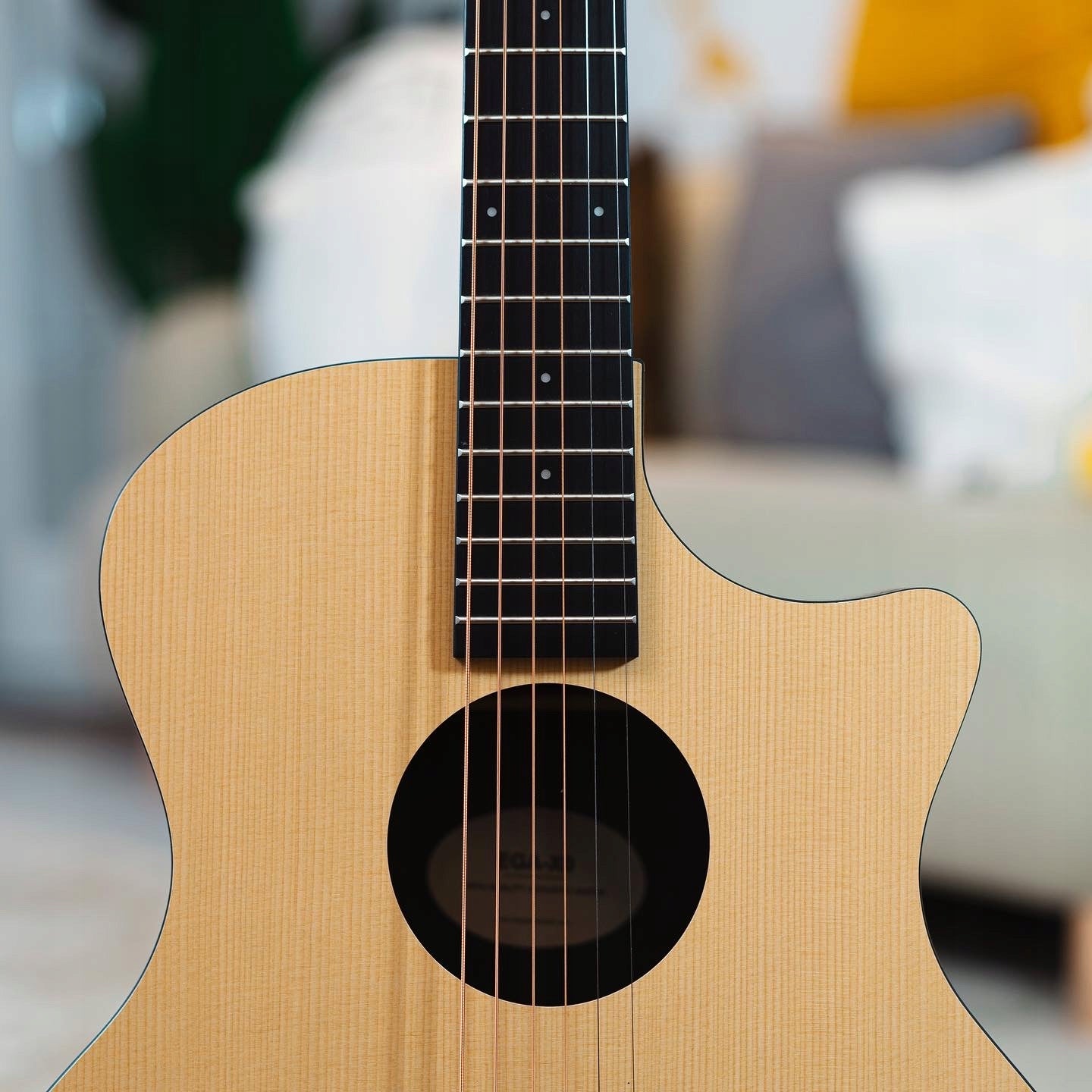 ENYA EGA-X0/SP1.EQ Natural gitara elektroakustyczna HPL z efektami Zestaw