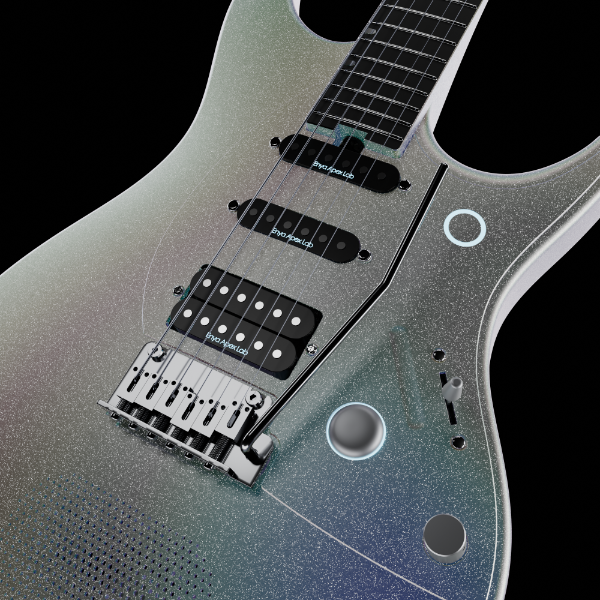 ENYA Inspire Pro AL – Silver  gitara elektryczna karbon smart z efektami