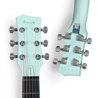 ENYA NOVA GO Blue gitara akustyczna włókno węglowe podróżna zestaw