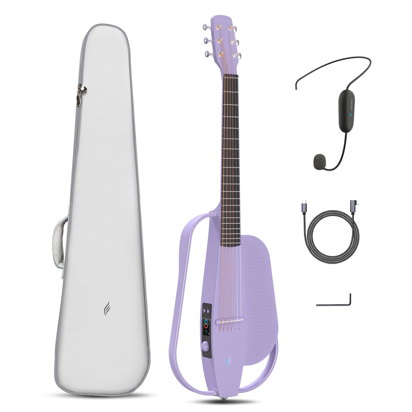 ENYA NEXG SE Purple - gitara elektro-akustyczna smart