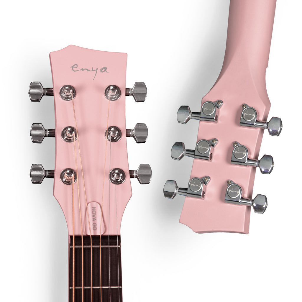 Gitara Elektroakustyczna Karbon Podróżna z efektami ENYA NOVA GO/SP1 Pink
