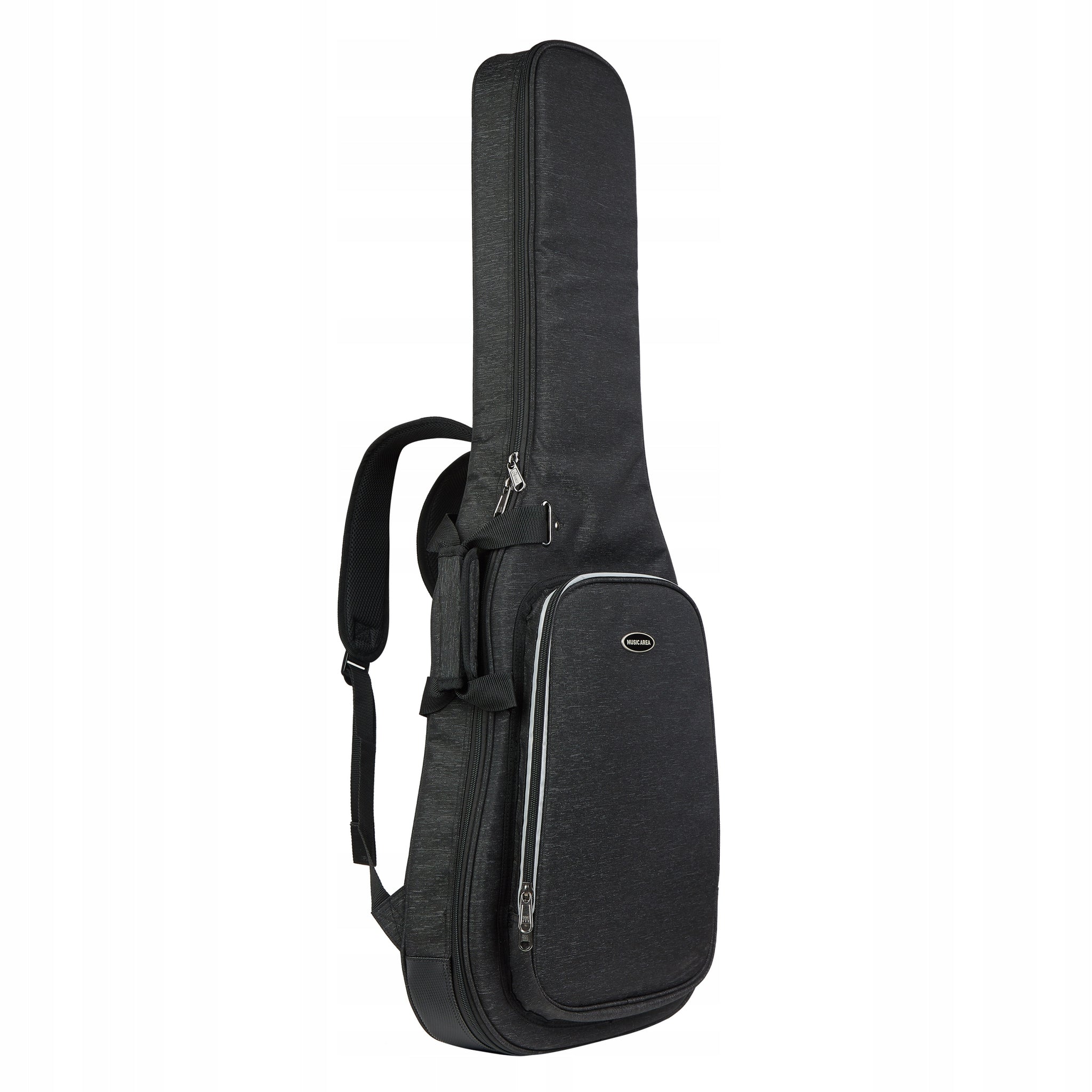 Music Area RB20-EB-BLK lekki pokrowiec na gitarę basową z 20 mm