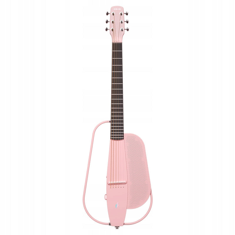 ENYA NEXG SE Pink gitara elektroakustyczna karbon z efektami i głośnikiem