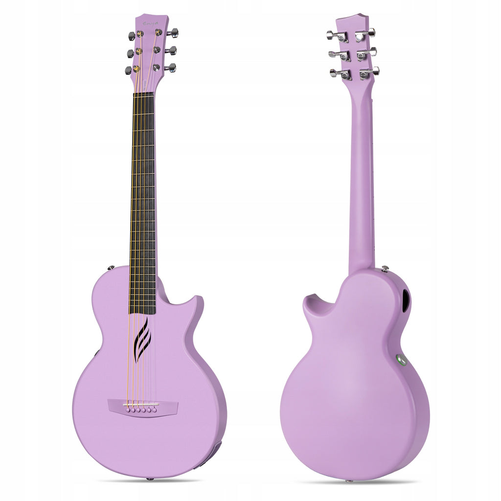 Gitara Elektroakustyczna Karbon Podróżna z efektami ENYA NOVA GO/SP1 Purple