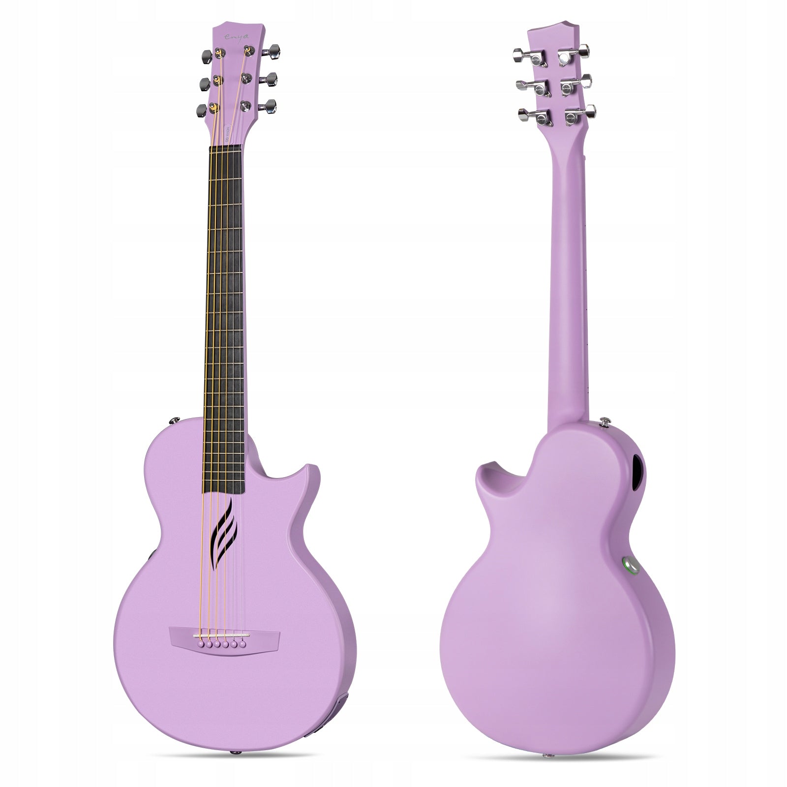 Gitara Elektroakustyczna Karbon Podróżna z efektami ENYA NOVA GO/SP1 Purple
