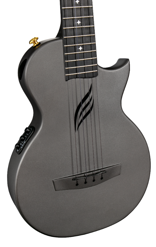 ENYA NOVA UE Pro Black – elektroakustyczne ukulele tenorowe z włókna węglowego i systemem AcousticPlus