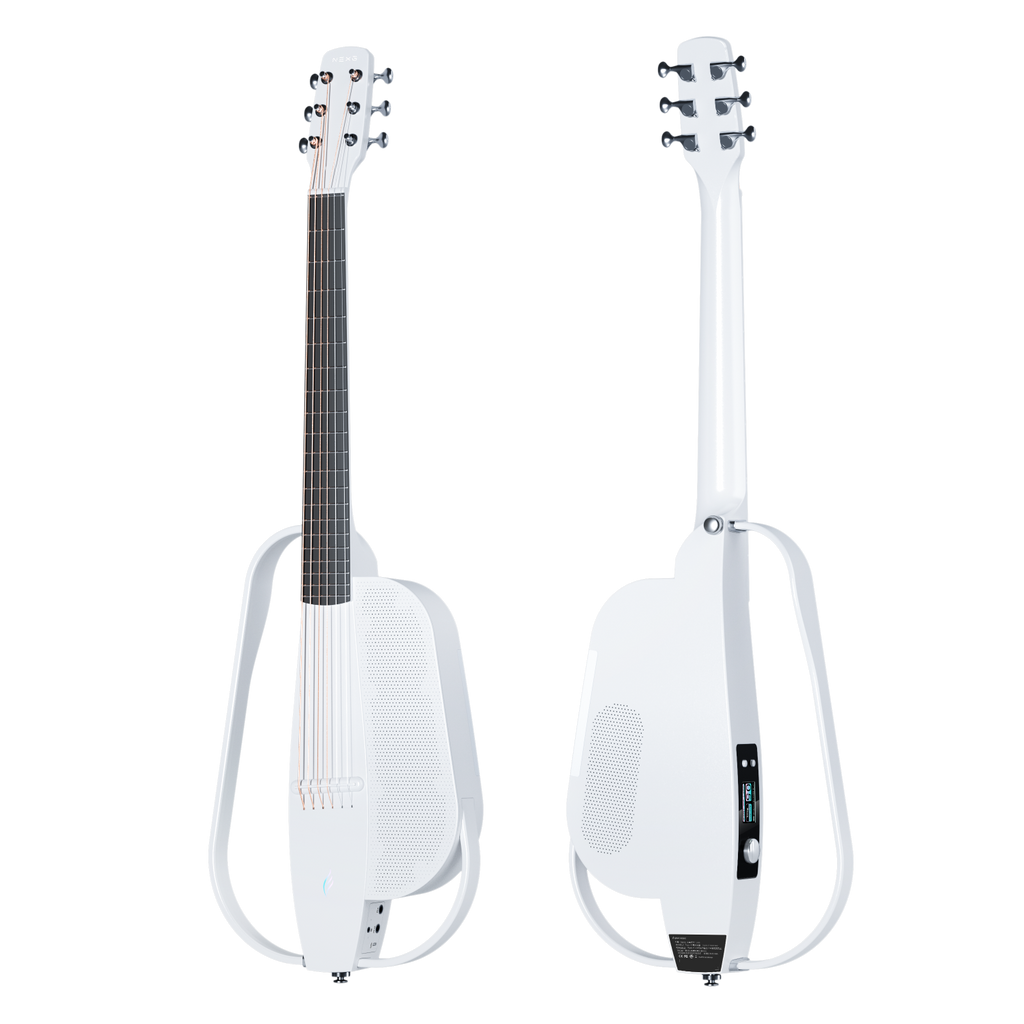 ENYA NEXG2 Delux White - smart gitara travel z looperem, ekranem dotykowym i systemem ES3