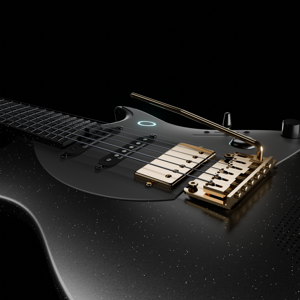 ENYA Inspire Pro SD – Black  gitara elektryczna karbon smart z efektami