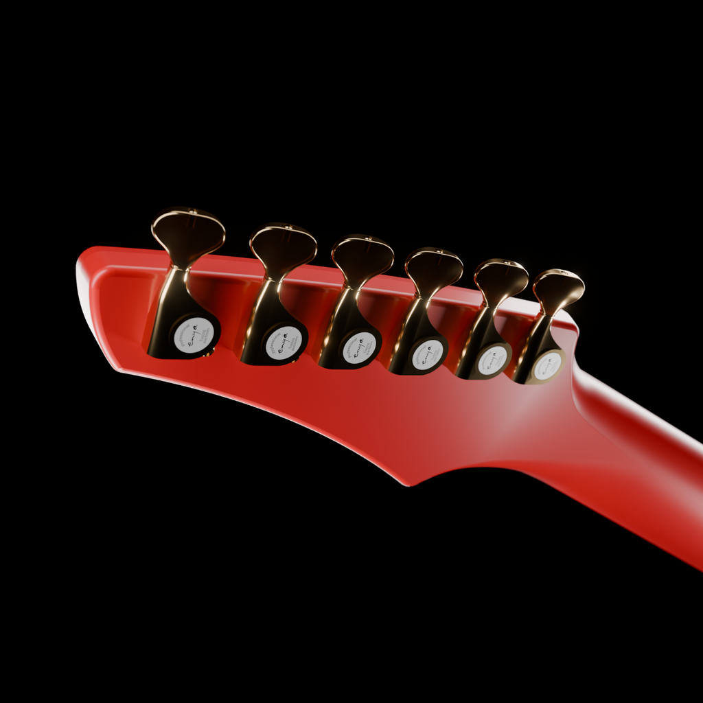 ENYA Inspire Pro SD – Red  gitara elektryczna karbon smart z efektami