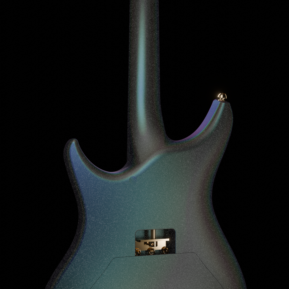 ENYA Inspire Pro AL – Black  gitara elektryczna karbon smart z efektami