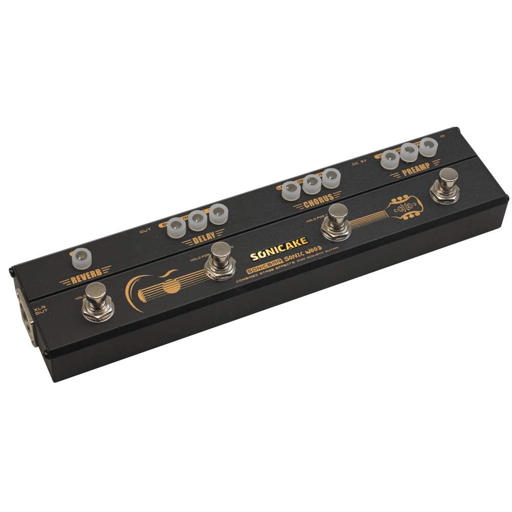 SONICAKE Sonic Wood QCE-50 multiefekt do gitary akustycznej preamp DI