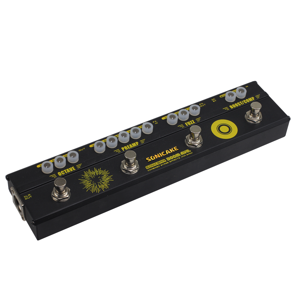SONICAKE Boom Ave QCE-40 multiefekt basowy preamp kompresor fuzz octaver