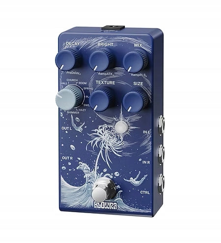 Klowra Limbo Stereofoniczny efekt gitarowy Reverb z 9 algorytmami