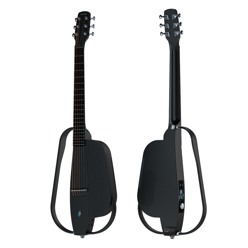 ENYA NEXG2 Delux Black - smart gitara travel z looperem, ekranem dotykowym i systemem ES3