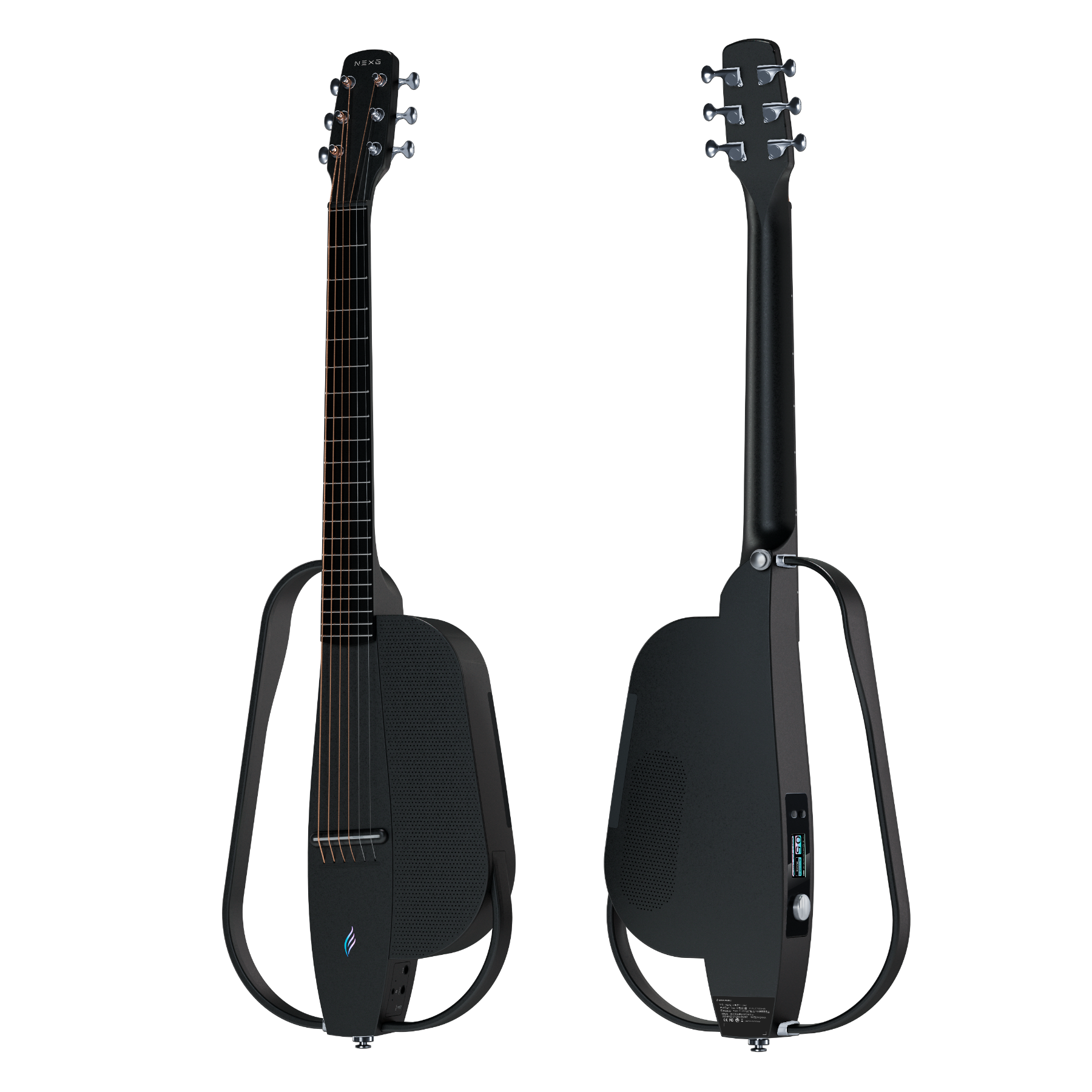 ENYA NEXG2 Delux Black - smart gitara travel z looperem, ekranem dotykowym i systemem ES3