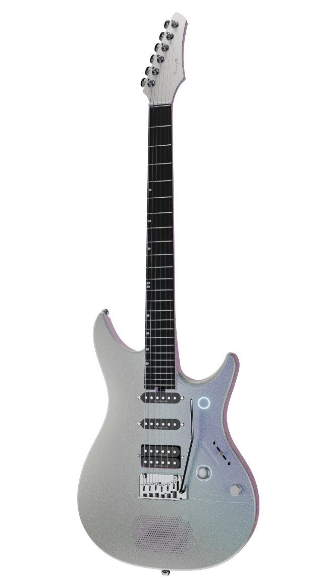 ENYA Inspire Pro AL – Silver  gitara elektryczna karbon smart z efektami