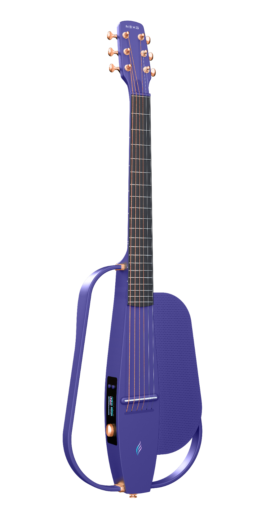 ENYA NEXG2 Delux Purple - smart gitara travel z looperem, ekranem dotykowym i systemem ES3