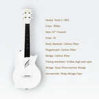ENYA NOVA U - White Ukulele koncertowe włókno węglowe zestaw