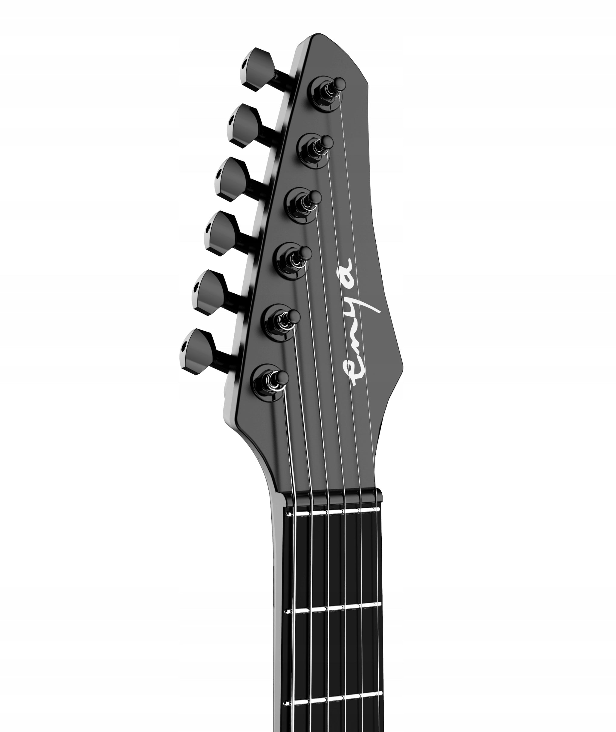 ENYA Inspire Black gitara elektryczna karbon smart z efektami