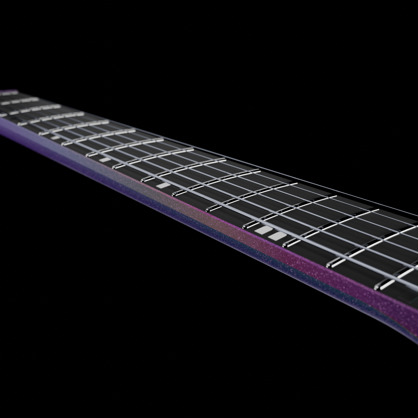 ENYA Inspire Pro AL – Purple  gitara elektryczna karbon smart z efektami