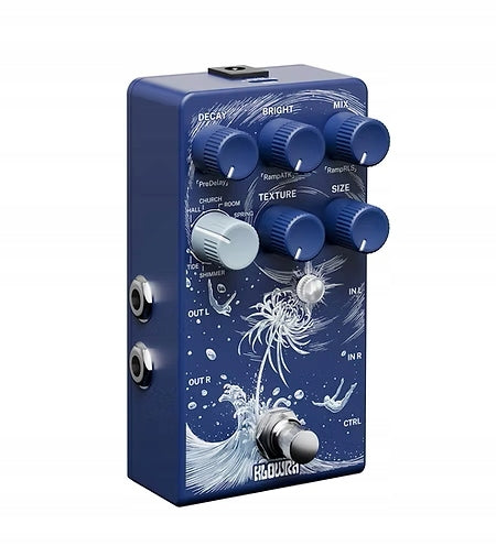 Klowra Limbo Stereofoniczny efekt gitarowy Reverb z 9 algorytmami