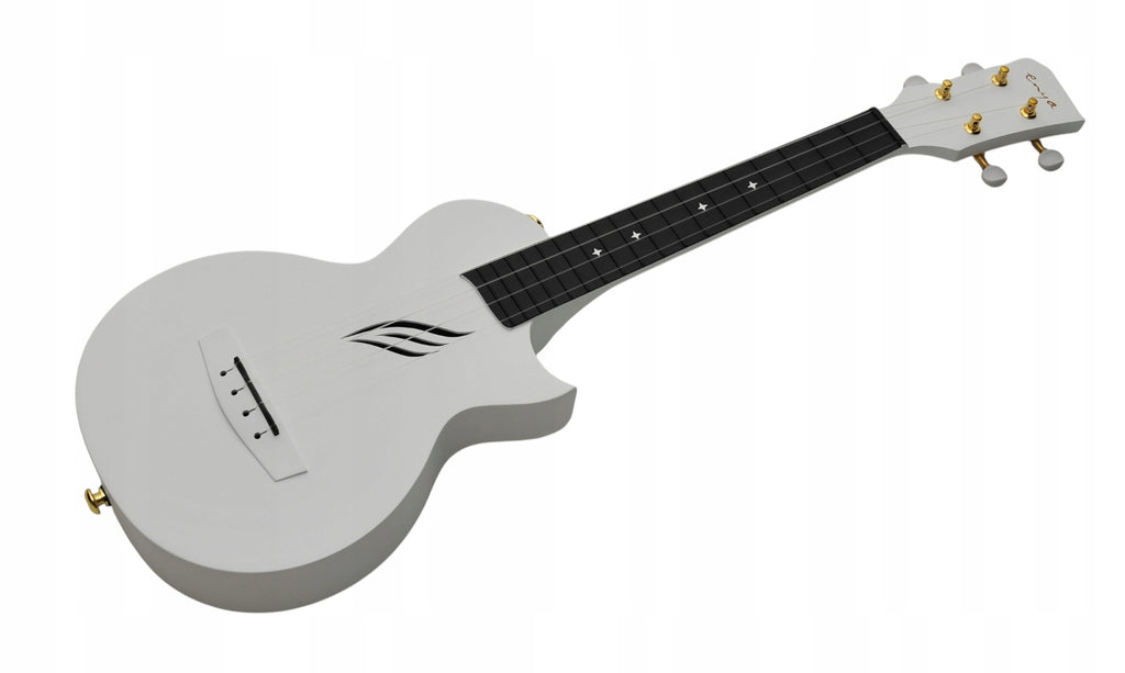 ENYA NOVA U - White Ukulele koncertowe włókno węglowe zestaw