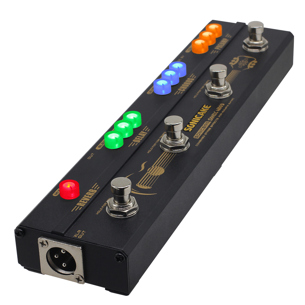SONICAKE Sonic Wood QCE-50 multiefekt do gitary akustycznej preamp DI
