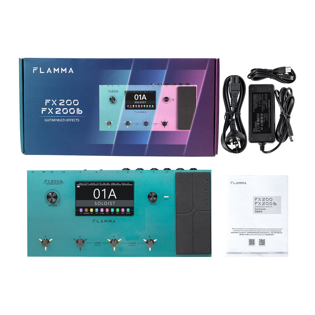 FLAMMA FX200b - multiefekt gitarowy