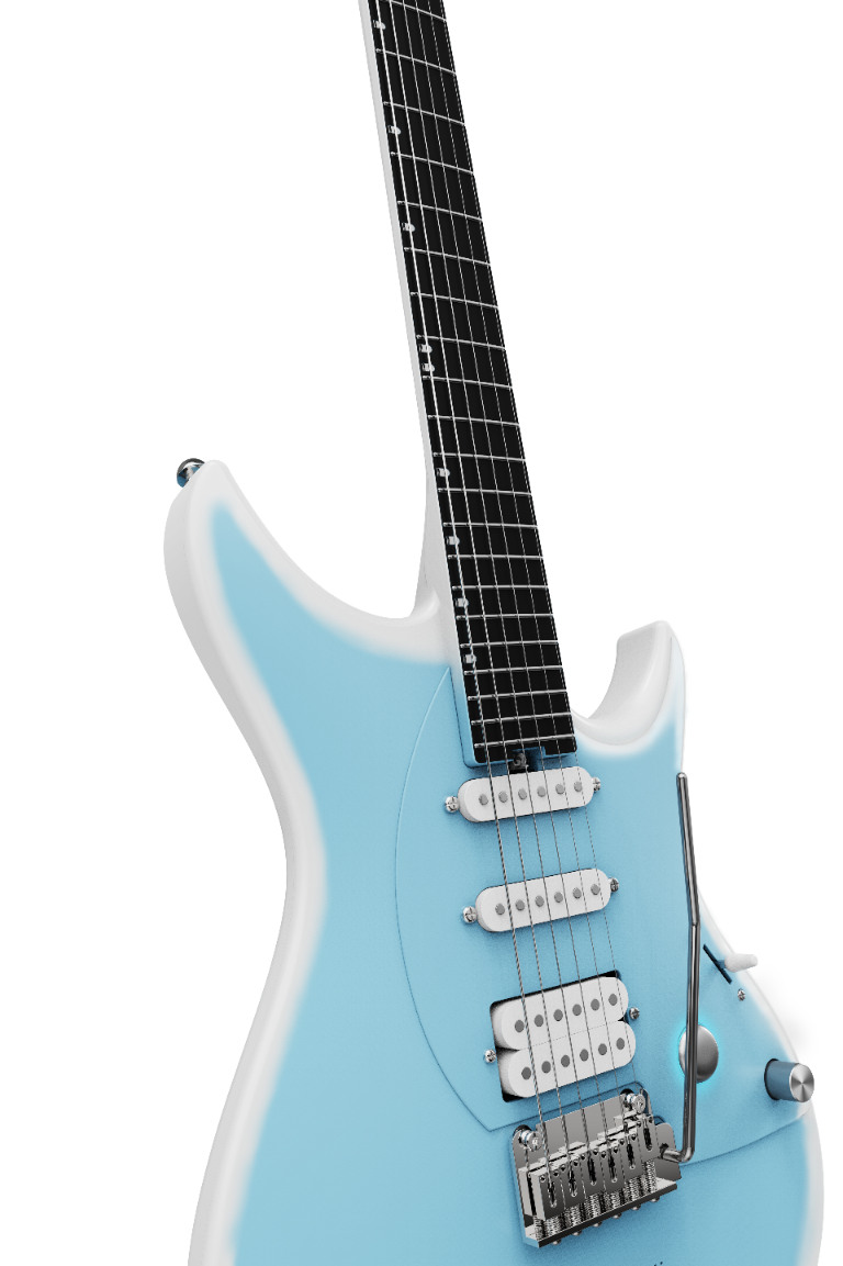 ENYA Inspire Blue - inteligentna gitara elektryczna