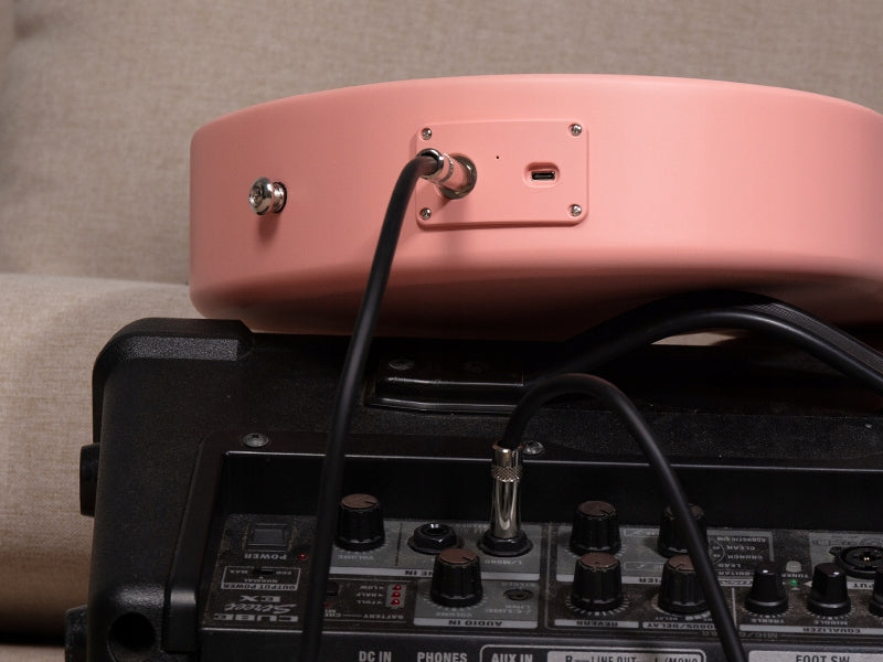Gitara Elektroakustyczna Karbon Podróżna z efektami ENYA NOVA GO/SP1 Pink
