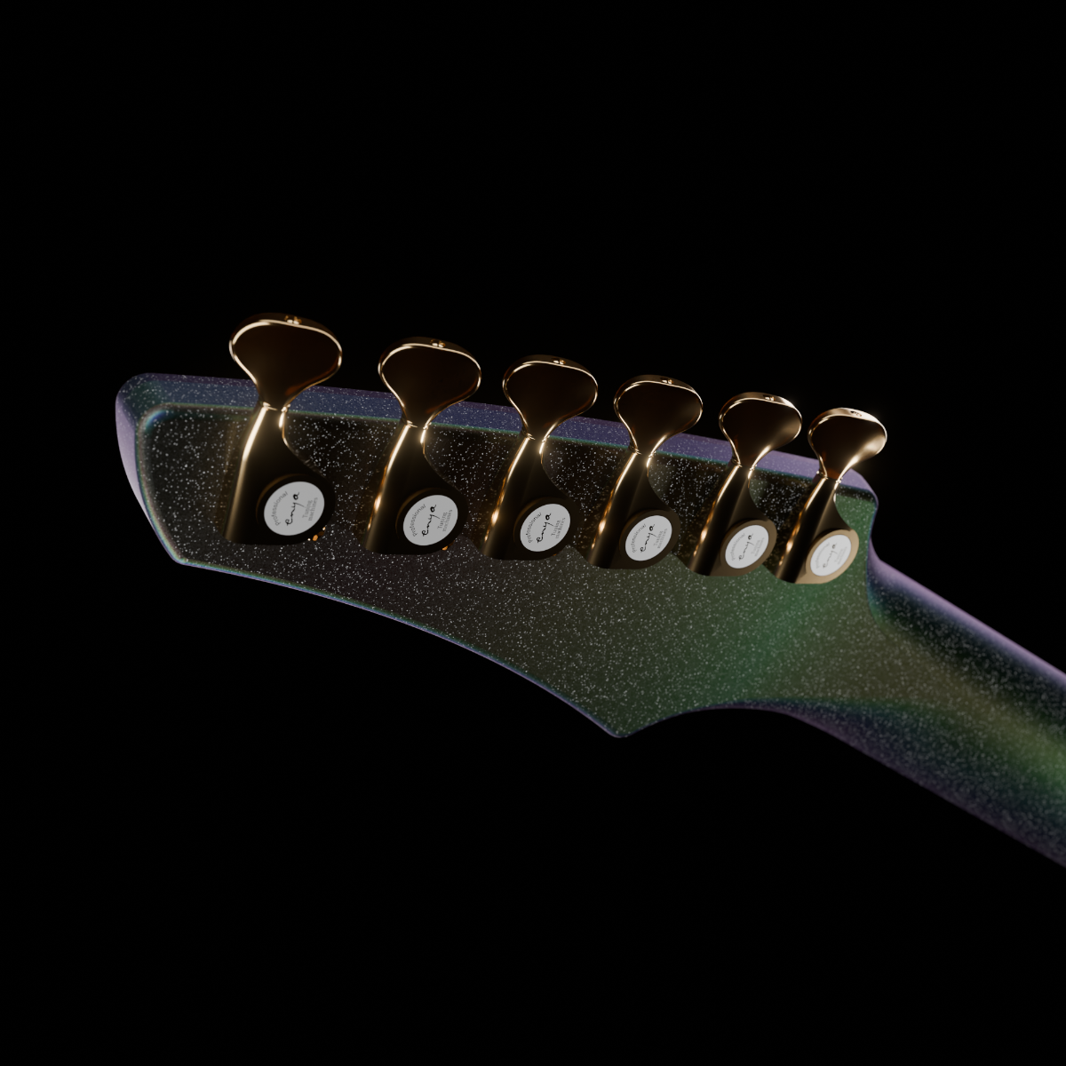 ENYA Inspire Pro AL – Black  gitara elektryczna karbon smart z efektami