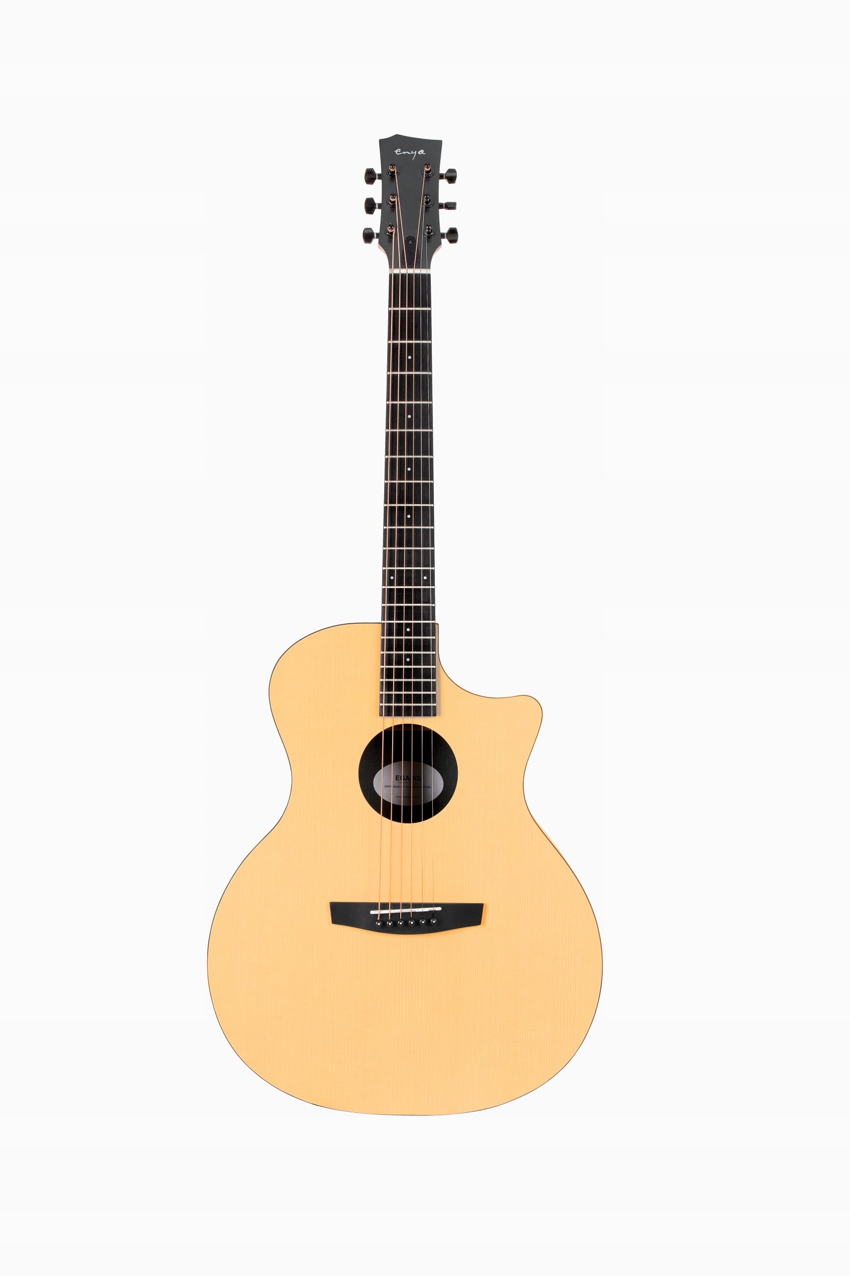ENYA EGA-X0 - Natural gitara akustyczna HPL zestaw