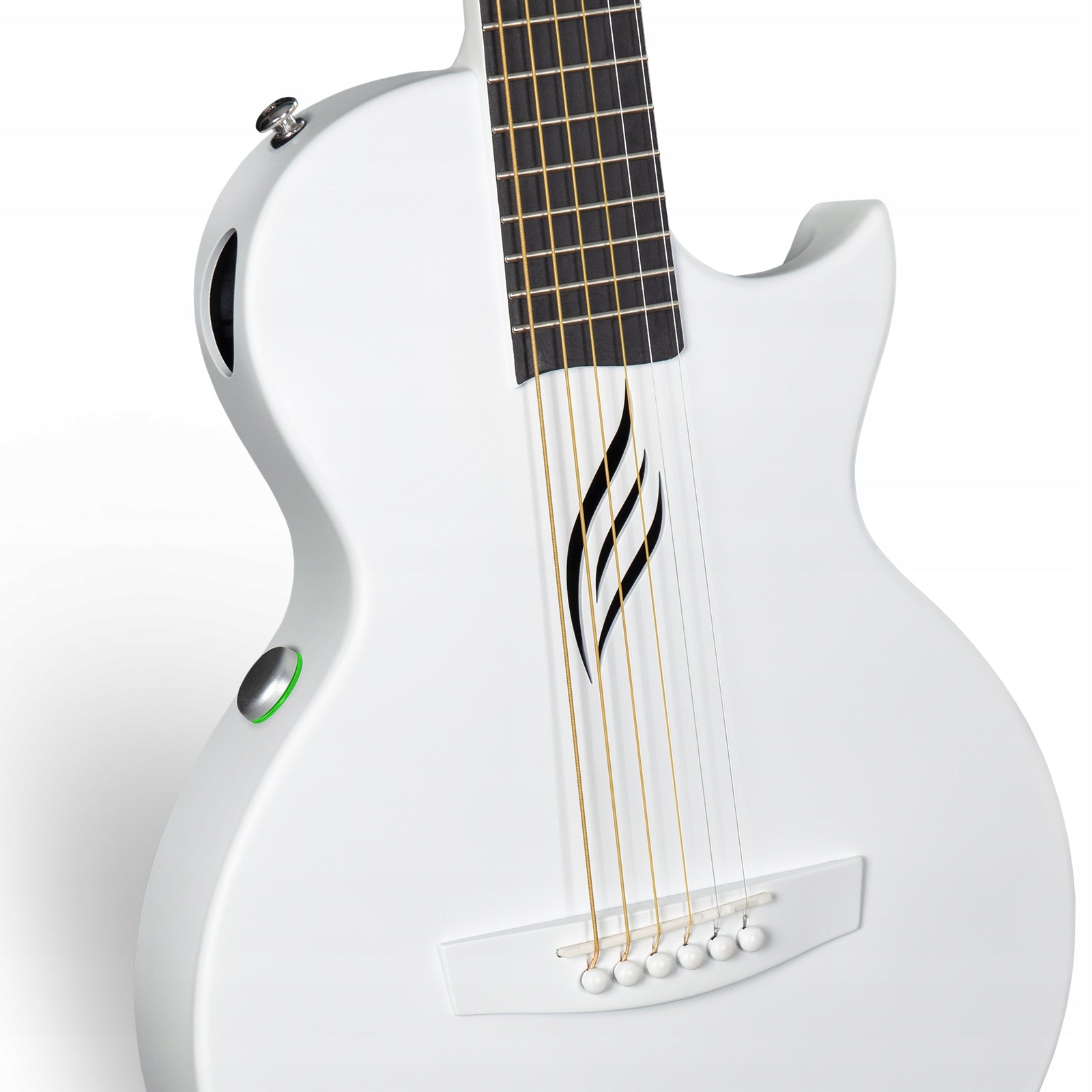 ENYA NOVA GO/SP1 White gitara elektroakustyczna karbon podróżna z efektami