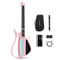 Enya Cyber-G PK inteligentna gitara bezstrunowa różowa